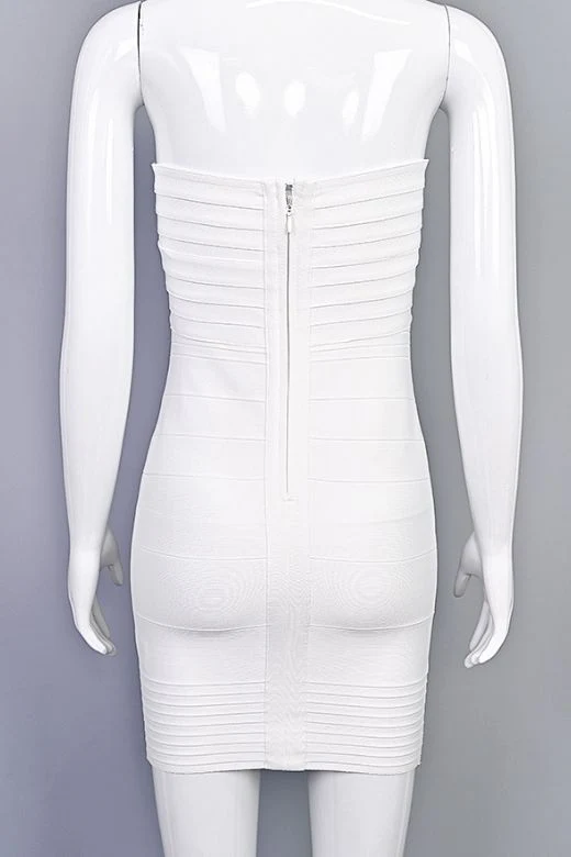 Aaliyah Bandage Mini Dress - Classic Black - Image 9