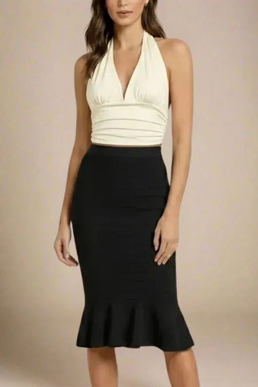 Aby Halter Top - Butter Yellow - Image 5