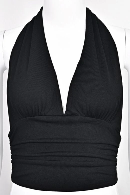 Aby Halter Top - Classic Black - Image 12