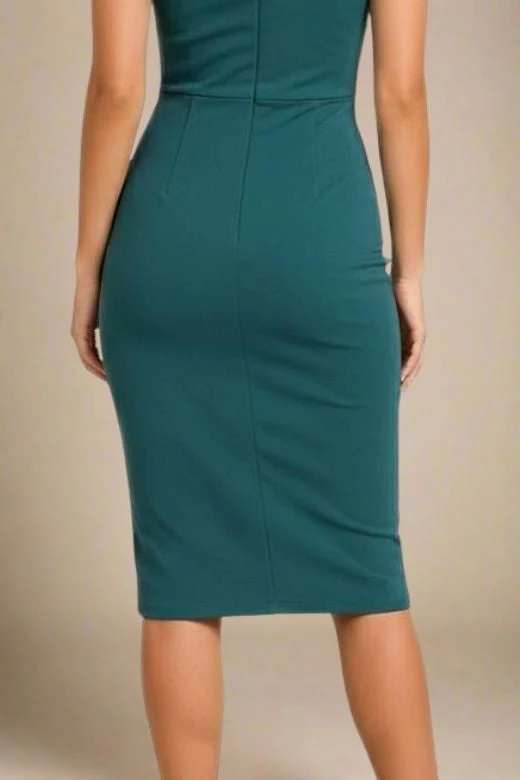 Ash Bandage Dress - Emerald Green - Image 4