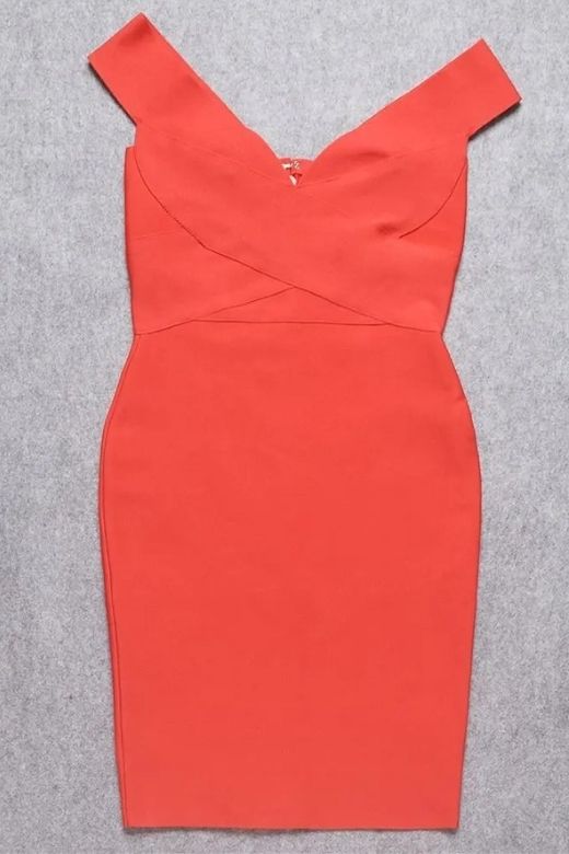 Ash Bandage Dress - Lipstick Red - Image 11