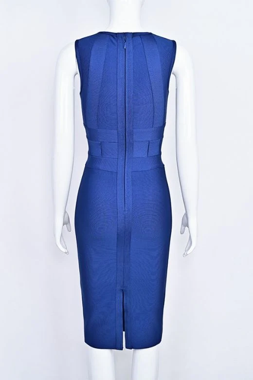 Aurora Bandage Dress - Royal Blue - Image 6