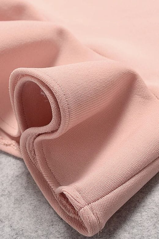 Avery Bandage Dress - Dusty Pink - Image 11