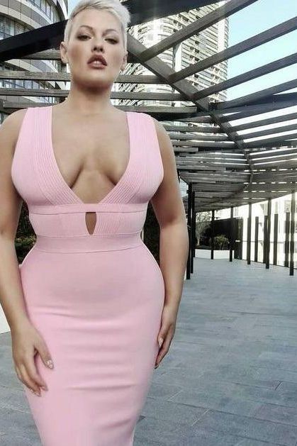 Bay Bandage Dress - White Pearl (Sale) - Image 3