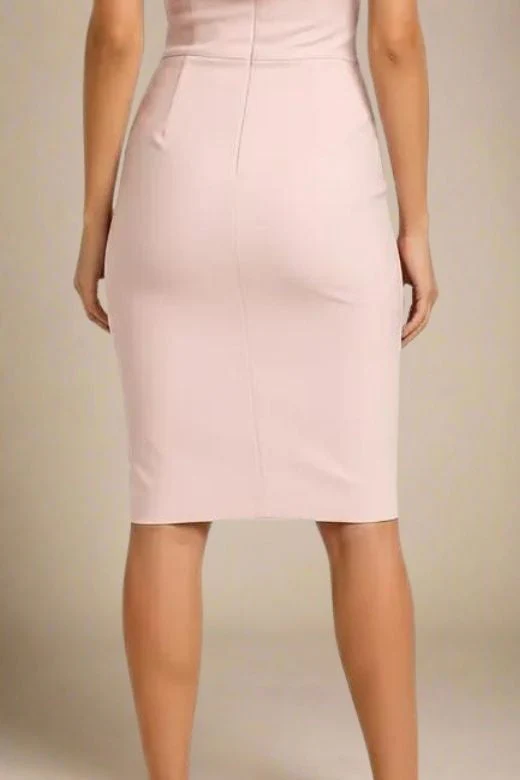 Bea Bandage Dress - Cream - Image 4