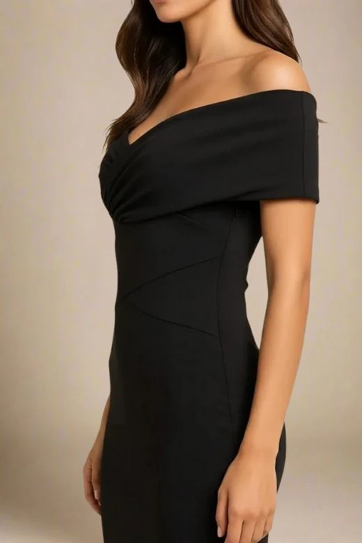 Bea Bandage Dress - Classic Black - Image 3