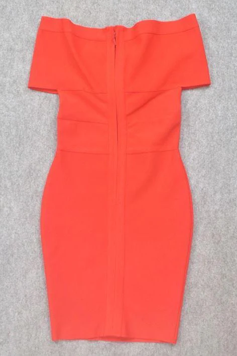 Bea Bandage Dress - Lipstick Red - Image 10