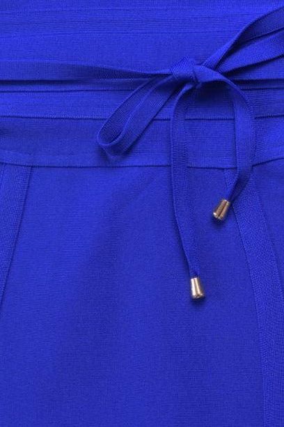 Bek Bandage Dress - Royal Blue - Image 11