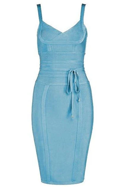 Bek Bandage Dress - Sky Blue (Sale) - Image 2