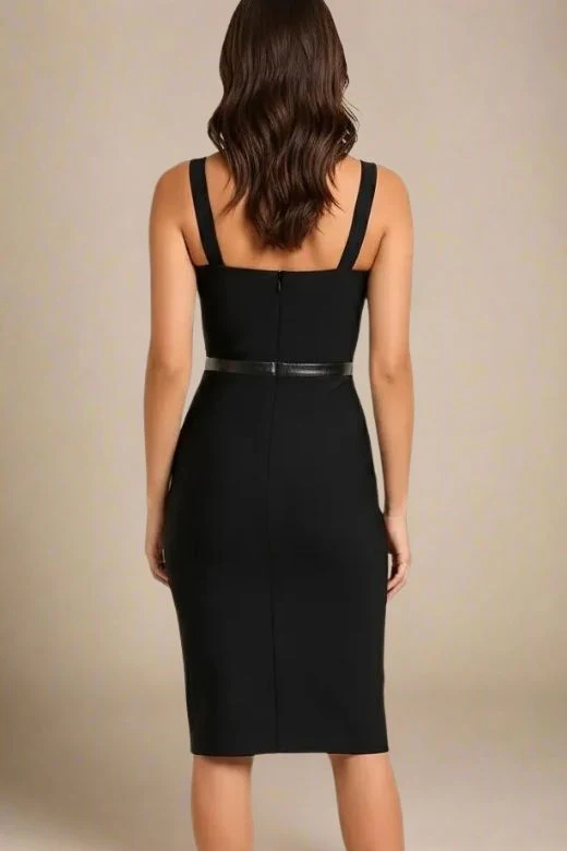 Beth Bandage Dress - Classic Black - Image 2