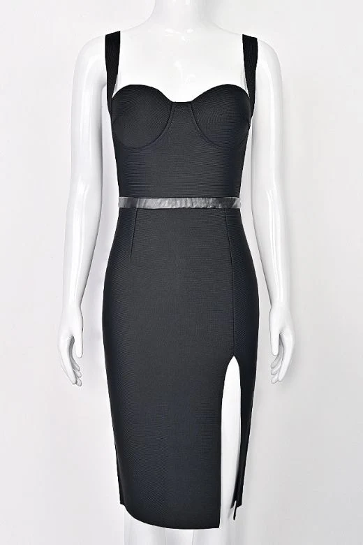 Beth Bandage Dress - Classic Black - Image 9