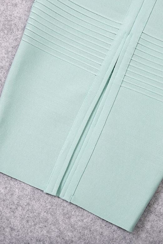 Billie Bandage Midi Dress - Mint Green - Image 13
