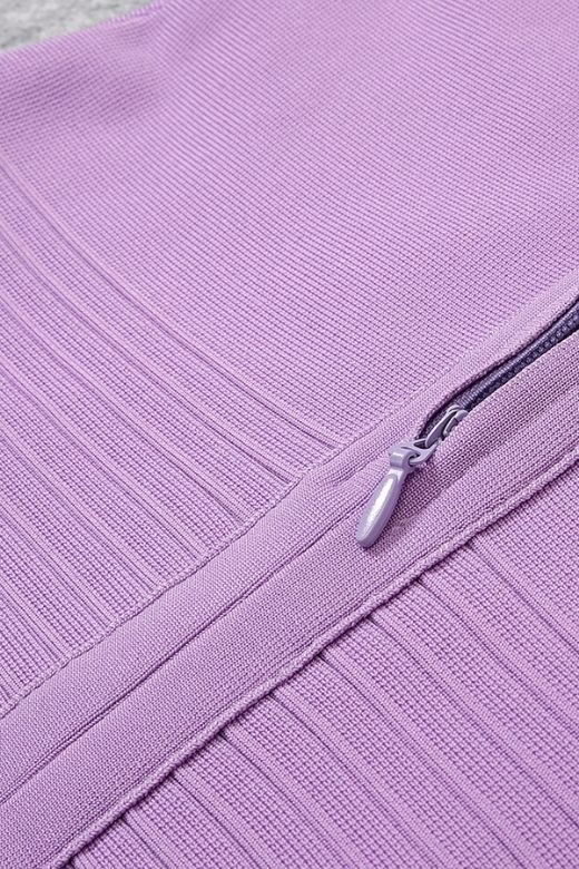 Billie Bandage Midi Dress - Violet Purple - Image 11