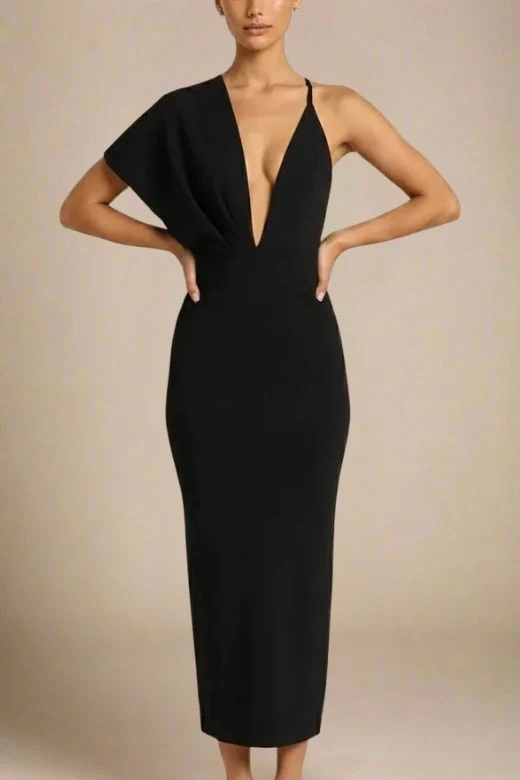Blake Bandage Maxi Dress - Classic Black - Image 3