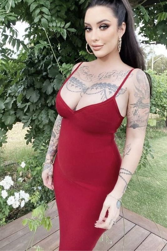 Blanche Bandage Midi Dress - Classic Black - Image 9