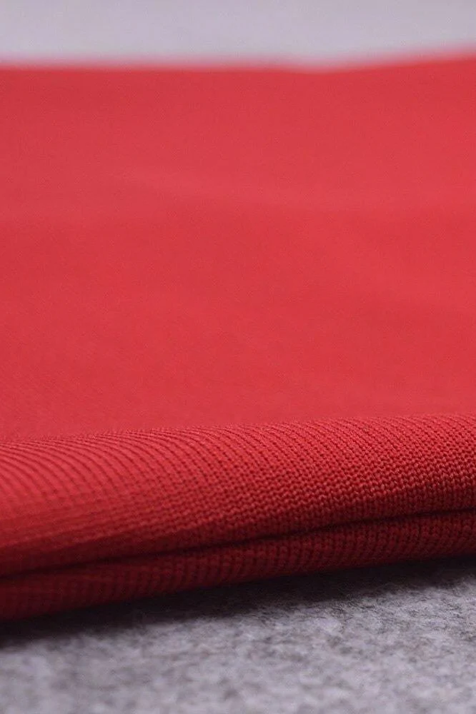 Blanche Bandage Midi Dress - Lipstick Red - Image 11