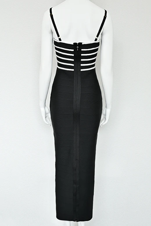 Carter Bandage Maxi Dress - Classic Black - Image 6