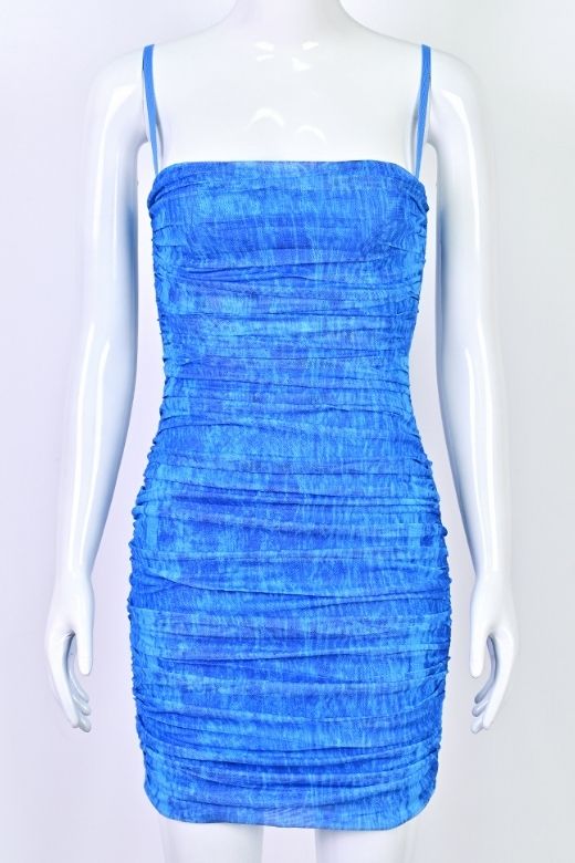 Cassie Bodycon Wrap Mini Dress - Violet Purple - Image 9