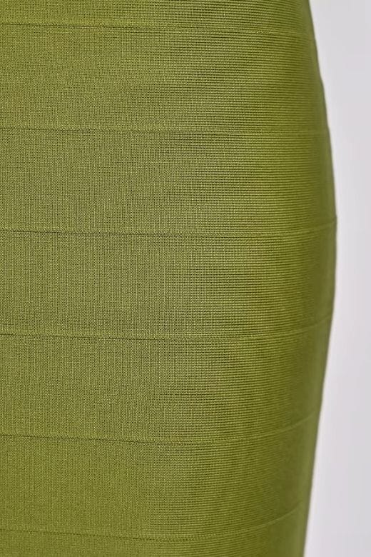 Cindy Bandage Midi Dress - Army Green - Image 10