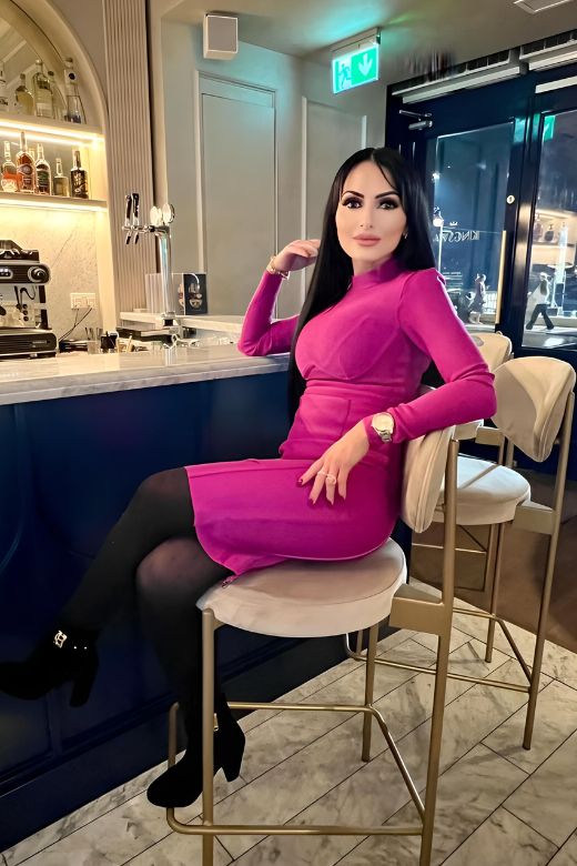 Dee Long Sleeve Bandage Dress - Classic Black - Image 6