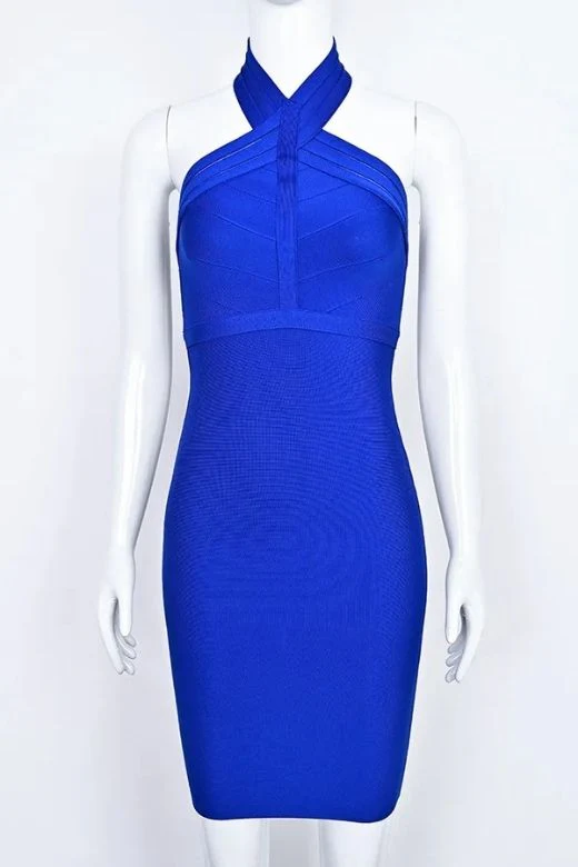Eden Bandage Dress - Royal Blue - Image 7