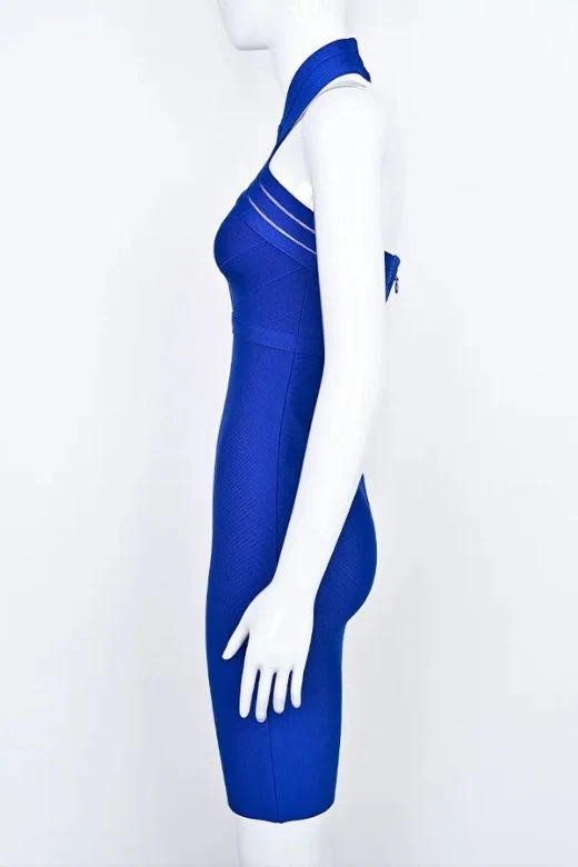 Eden Bandage Dress - Royal Blue - Image 9