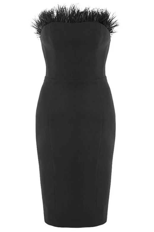 Erin Bandage Dress - Classic Black - Image 2