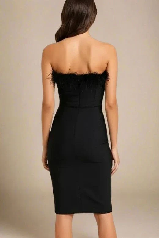 Erin Bandage Dress - Classic Black - Image 3
