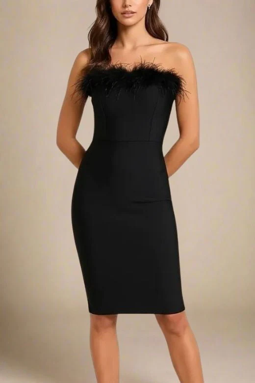 Erin Bandage Dress - Classic Black - Image 6