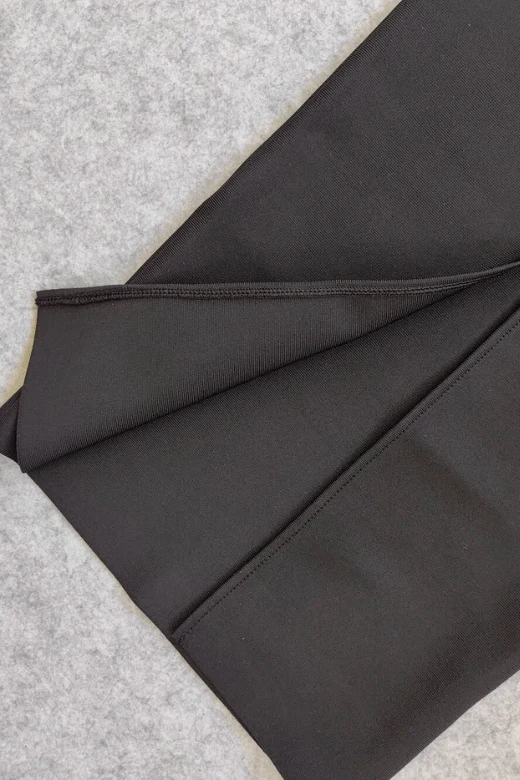 Erin Bandage Maxi Dress - Classic Black - Image 10