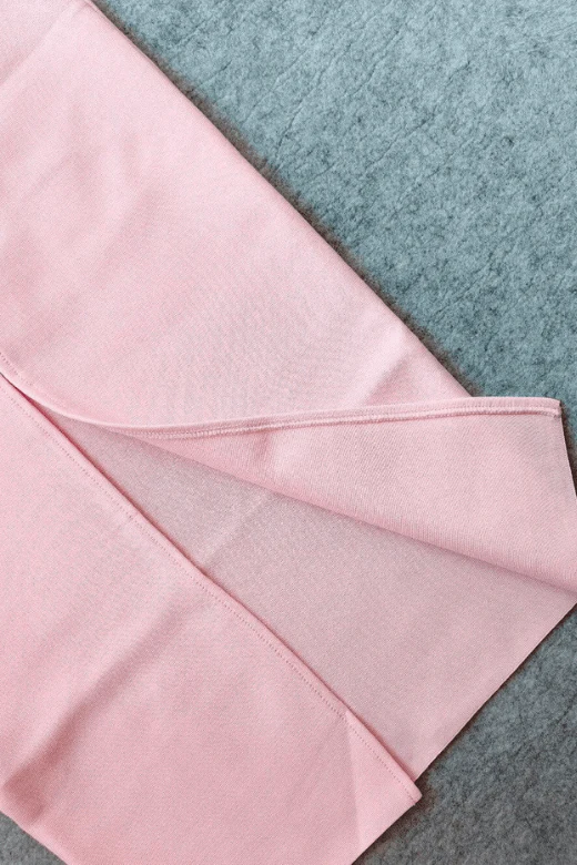 Erin Bandage Maxi Dress - Dusty Pink - Image 11