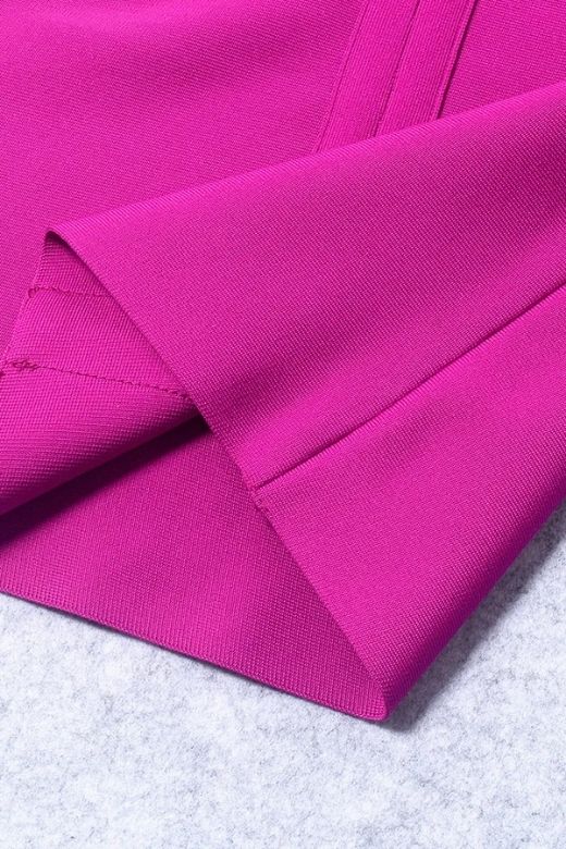 Freya Bandage Dress - Magenta Pink - Image 9