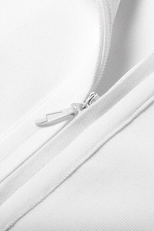 Gianna Bandage Dress - White Pearl - Image 11