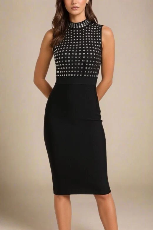 Hazel Bodycon Dress - Classic Black