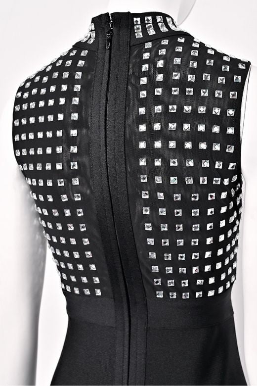 Hazel Bodycon Dress - Classic Black - Image 10