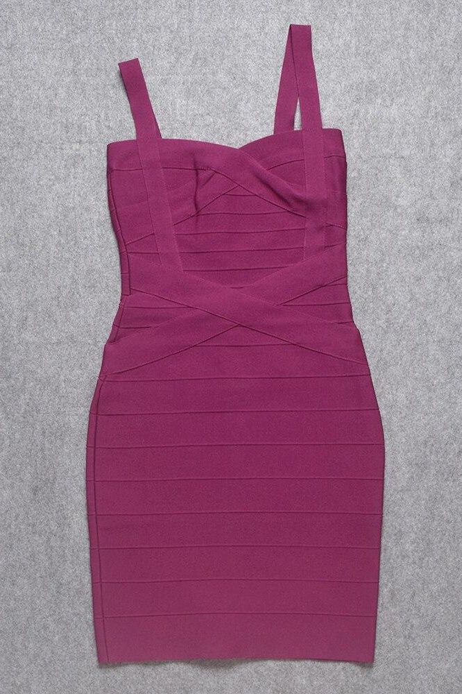 Heidi Bandage Mini Dress - Magenta Pink - Image 10