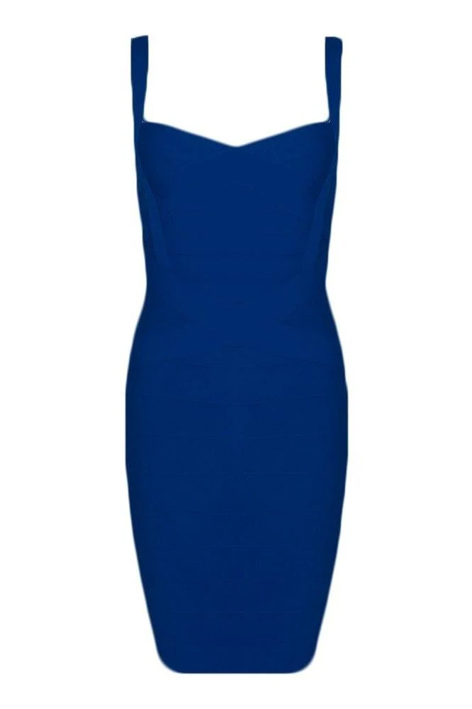 Heidi Bandage Mini Dress - Navy Blue - Image 2