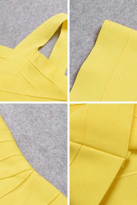Jay Bandage Top - Sun Yellow - Image 11