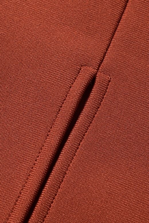 Jessie Midi Pencil Skirt - Tan Brown - Image 10