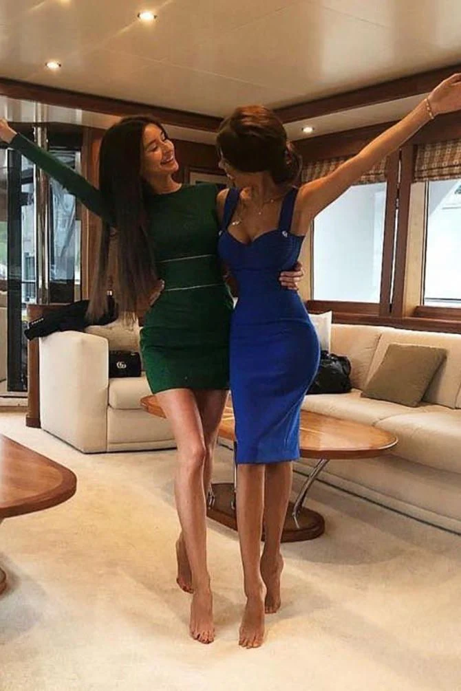 Kate Bandage Dress - Royal Blue - Image 7