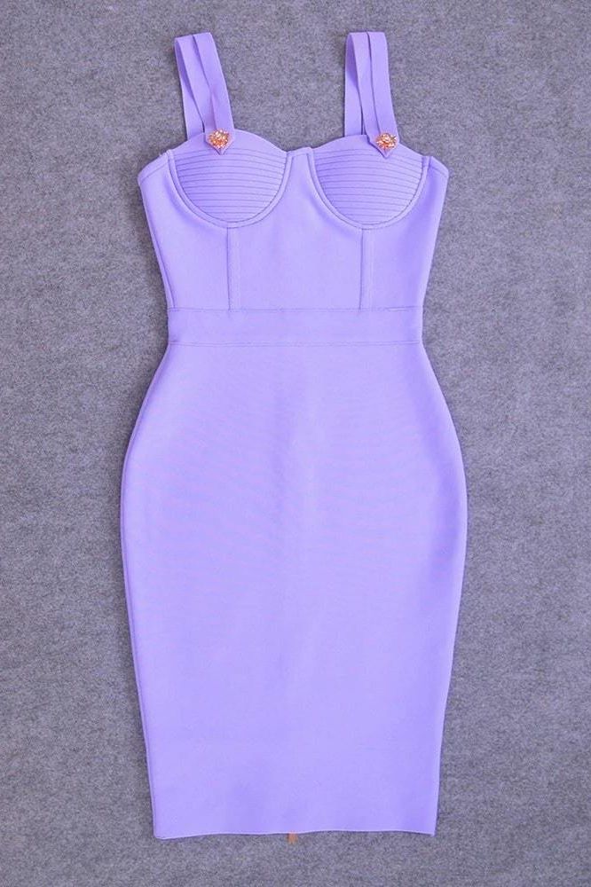 Kate Bandage Dress - Violet Purple - Image 6