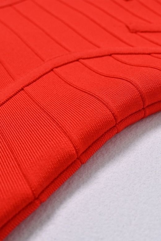 Kendall Bandage Midi Dress - Lipstick Red - Image 9