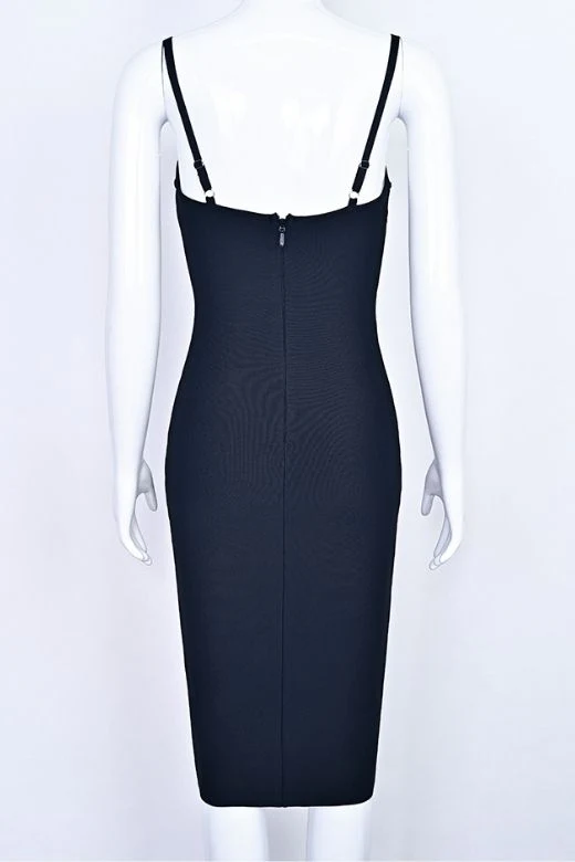 Larissa Bodycon Dress - Classic Black - Image 8