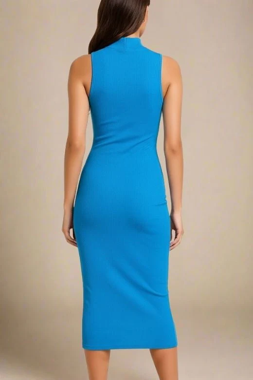 Layla Bandage Midi Dress - Sky Blue - Image 2