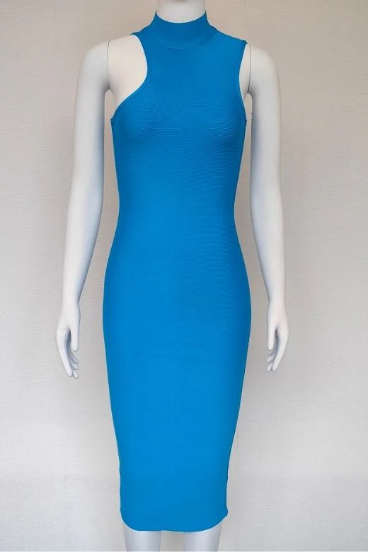 Layla Bandage Midi Dress - Sky Blue - Image 7