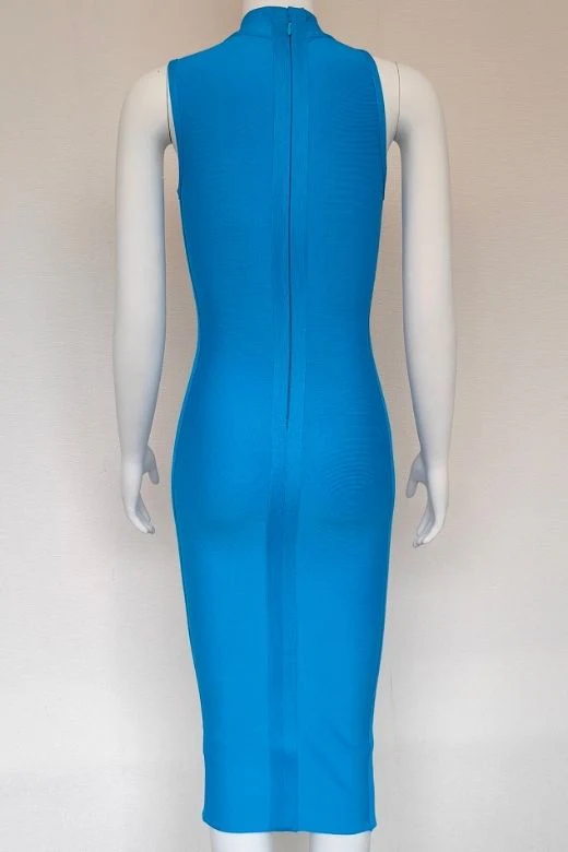 Layla Bandage Midi Dress - Sky Blue - Image 8