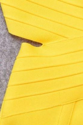 Pia Bandage Dress - Sun Yellow - Image 10