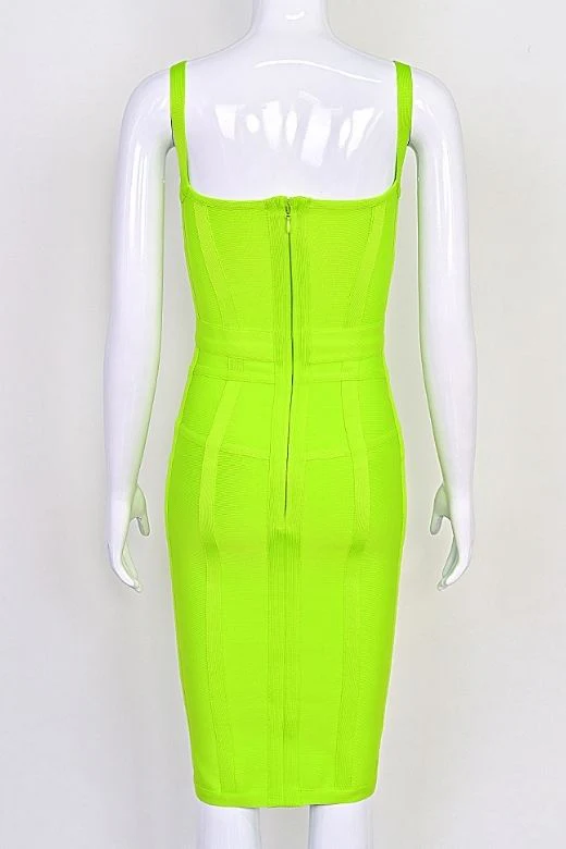 Pip Bandage Corset Dress - Sky Blue - Image 10