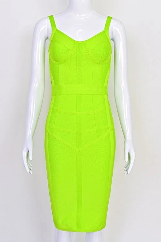 Pip Bandage Corset Dress - Sky Blue - Image 8
