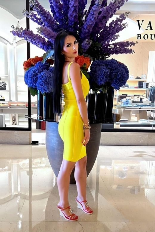 Pip Bandage Mini Dress - Sun Yellow - Image 7
